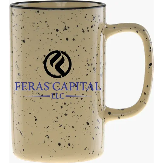 18 oz. Tall Camper Ceramic Mug with Speckled Glaze — view 4