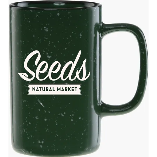18 oz. Tall Camper Ceramic Mug with Speckled Glaze — view 5