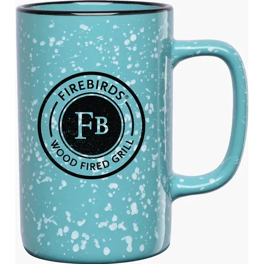 18 oz. Tall Camper Ceramic Mug with Speckled Glaze — view 6