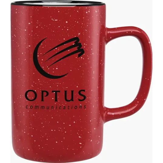 18 oz. Tall Camper Ceramic Mug with Speckled Glaze — view 7