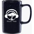 18 oz. Tall Camper Ceramic Mug with Speckled Glaze — view 3