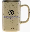 18 oz. Tall Camper Ceramic Mug with Speckled Glaze — view 4