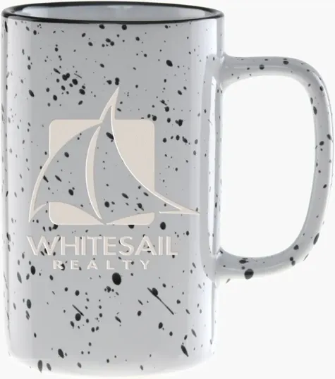 Tall Camper Collection 18 oz. Ceramic Mug, Deep Etched — view 2