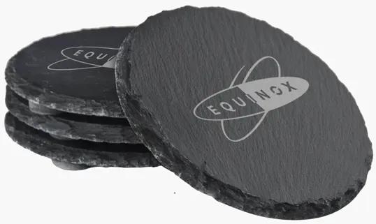 Slate Coaster Set, Set of Four