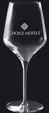 Prism White Wine Glass, 20 oz., Deep Etched