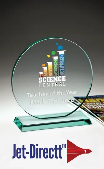 Small Rubino Lead Crystal Award — view 2