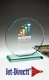 Small Rubino Lead Crystal Award — view 2