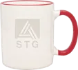 11 oz. Duo-Tone Ceramic Mug, Deep Etched