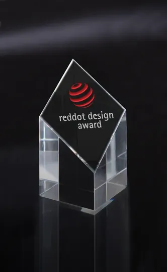 Small Diamond Pillar Optical Crystal Award