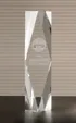 Medium Chairman's Tower Optical Crystal Award