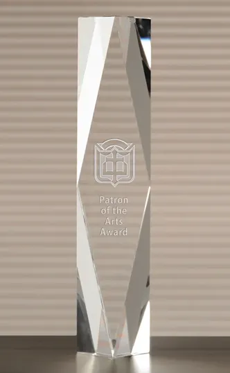 Large Chairman's Tower Optical Crystal Award