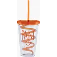 Carnival Cup with Color Curly Straw and Color Lid — view 2