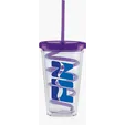 Carnival Cup with Color Curly Straw and Color Lid — view 5