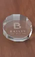 Slanted Circle Paperweight