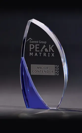 Cobalt Peak Obelisk Crystal Award