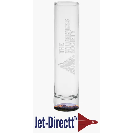 Tall Vase, Deep Etched — view 2