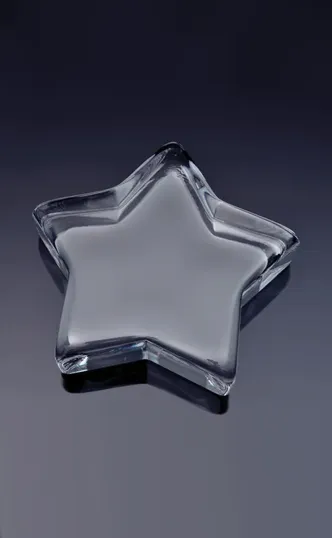 CEO Star Glass Paperweight — view 3