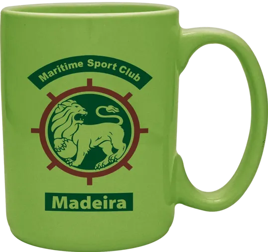 15 oz. Atlas Collection Ceramic Mug with C-Handle — view 3