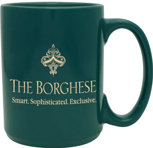15 oz. Atlas Collection Ceramic Mug with C-Handle — view 4