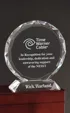 Medium Ravenna Optical Crystal Award