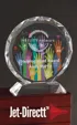 Medium Ravenna Optical Crystal Award — view 2