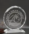 Medium Ravenna Optical Crystal Award — view 3