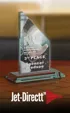 Small Tower Award in Jade Crystal — view 2