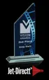 Medium Tower Award in Jade Crystal — view 2