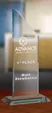 Large Tower Award in Jade Crystal