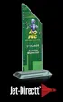 Large Tower Award in Jade Crystal — view 2