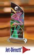 Large Intersect Optical Crystal Award — view 2