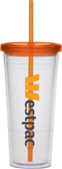 Extra Large Carnival Cup with Color Straw and Lid — view 2