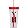 Extra Large Carnival Cup with Color Straw and Lid
