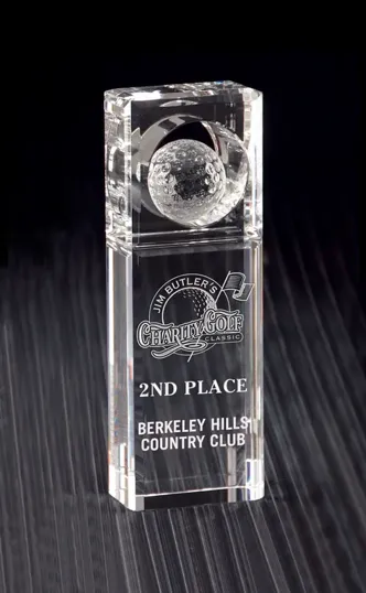 Medium Absolute Trophy, Optical Crystal