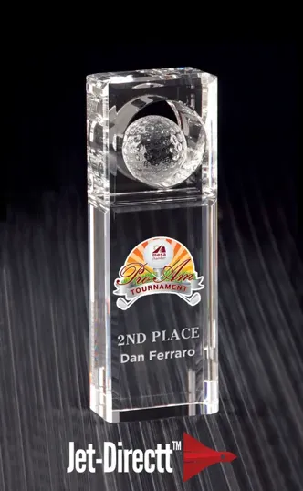 Medium Absolute Trophy, Optical Crystal — view 2