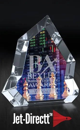Large Matterhorn Optical Crystal Award — view 2