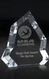 Large Matterhorn Optical Crystal Award
