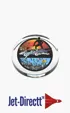 Flat Round Glass Paperweight — view 2