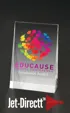 Medium Wedge Award in Optical Crystal — view 2