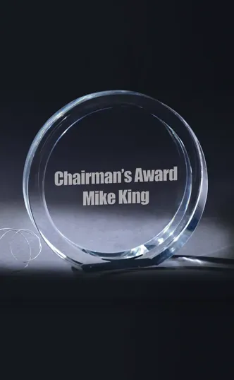 Medium Chairman's Circle Optical Crystal Award