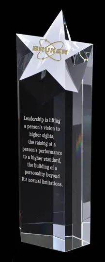 Maximum Superstar Optical Crystal Award — view 2
