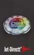 Thin Dome Paperweight, Lead-Free Crystal — view 2