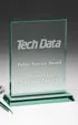 Large Hanover Award in Jade Crystal
