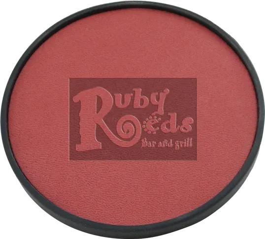 Regency Leatherette Coaster with Plastic Hull — view 9