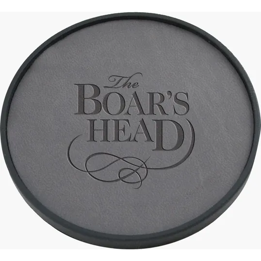 Regency Leatherette Coaster with Plastic Hull — view 5