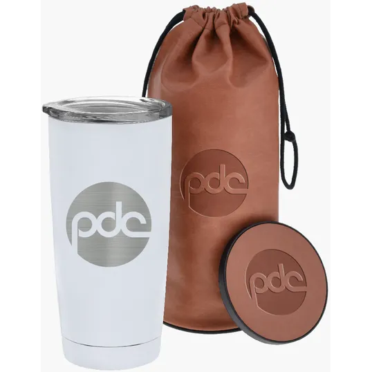 20 oz. Lasered Infinity Tumbler and Coaster Set — view 5