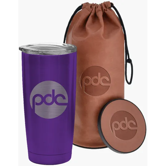 20 oz. Lasered Infinity Tumbler and Coaster Set — view 6