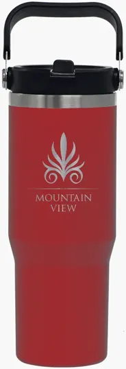 Enterprise Series 30 oz. Laser Etched Stainless Steel Tumbler — view 5