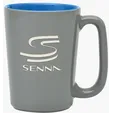 SLAT Series Ceramic Mug, 16 oz. — view 3