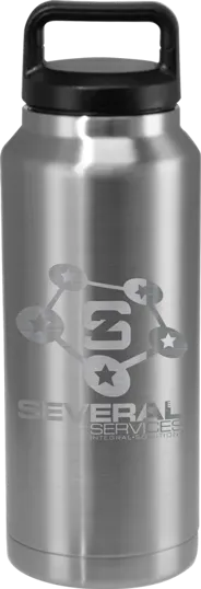 Orion Series 1 Liter Laser-Etched Stainless Steel Bottle